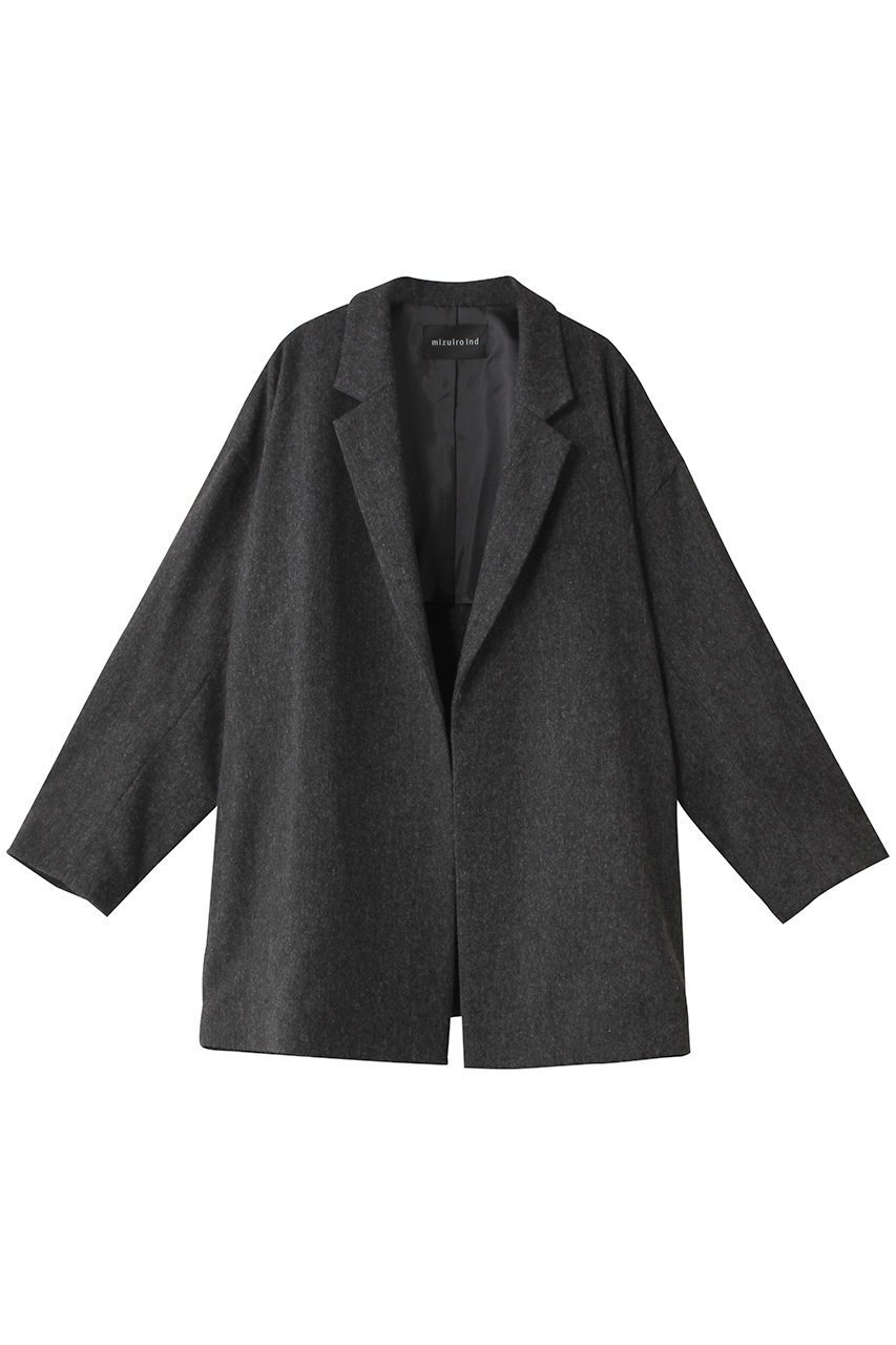 【ミズイロ インド/mizuiro ind】のwool blend tailored JK ジャケット インテリア・キッズ・メンズ・レディースファッション・服の通販 founy(ファニー) 　ファッション　Fashion　レディースファッション　Fashion for Women　アウター　Coat / Outerwear Collection　レディースジャケット・軽アウター　Jackets　カーディガン　Cardigan, Knitwear　ジャケット　Jacket, Outerwear　gray|ID: prp329100004255662 ipo3291000000032938524