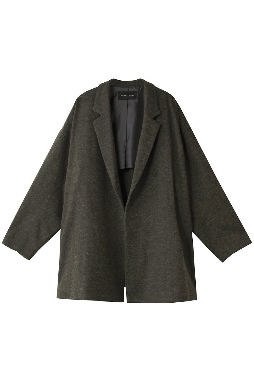 【ミズイロ インド/mizuiro ind】のwool blend tailored JK ジャケット インテリア・キッズ・メンズ・レディースファッション・服の通販 founy(ファニー) 　ファッション　Fashion　レディースファッション　Fashion for Women　アウター　Coat / Outerwear Collection　レディースジャケット・軽アウター　Jackets　カーディガン　Cardigan, Knitwear　ジャケット　Jacket, Outerwear　c.gray|ID: prp329100004255662 ipo3291000000032938532