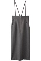 【アルアバイル/allureville】のフロントジップサスペンダースカート 人気、トレンドファッション・服の通販 founy(ファニー) ファッション Fashion レディースファッション Fashion for Women スカート Skirts ロングスカート Long Skirts / Maxi & Midi Skirts サスペンダー Suspenders, Braces シンプル Simple, Minimal タイトスカート Pencil Skirt, Tight Skirt トレンド Trend, Trending Now フィット Fit, Slim Fit ロング Long, Long-Length thumbnail グレー|ID: prp329100004255679 ipo3291000000032822962