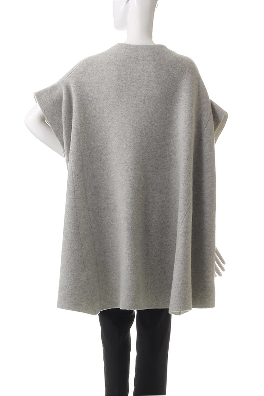 【プレインピープル/PLAIN PEOPLE】のラム接結配色ニットマント 人気、トレンドファッション・服の通販 founy(ファニー) 　ファッション　Fashion　レディースファッション　WOMEN　アウター　Coat Outerwear　ジャケット　Jackets　ジャケット　Jacket　スリーブ　Sleeve　ハーフ　Half　ポケット　Pocket　other-4|ID: prp329100004255680 ipo3291000000031376514
