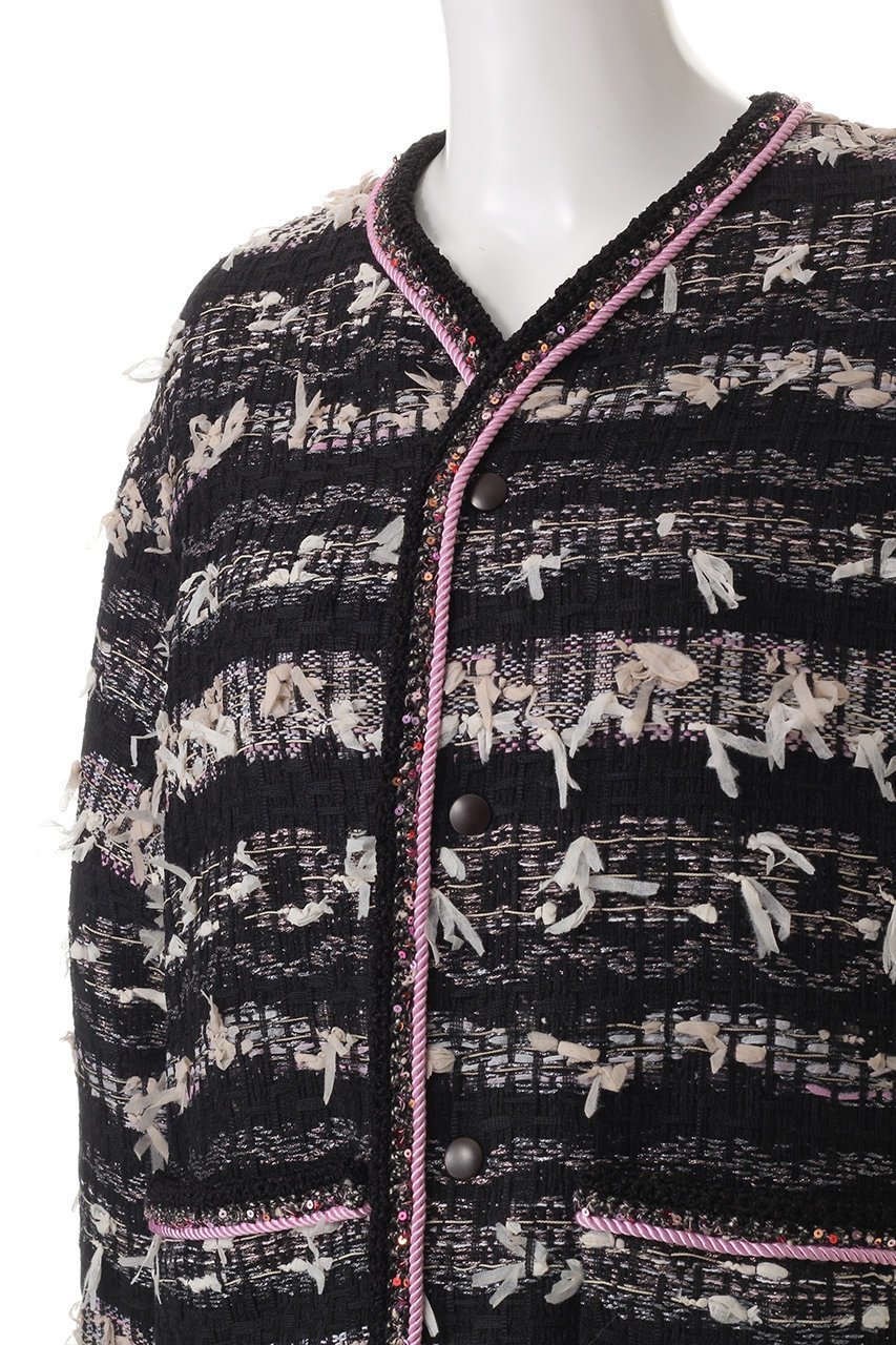 【ルール ロジェット/leur logette】のツイードジャケット 人気、トレンドファッション・服の通販 founy(ファニー) 　ファッション　Fashion　レディースファッション　WOMEN　アウター　Coat Outerwear　ジャケット　Jackets　ジャケット　Jacket　ツイード　Tweed　ミックス　Mix　A/W・秋冬　Aw・Autumn/Winter・Fw・Fall-Winter　other-5|ID: prp329100004257403 ipo3291000000031375035