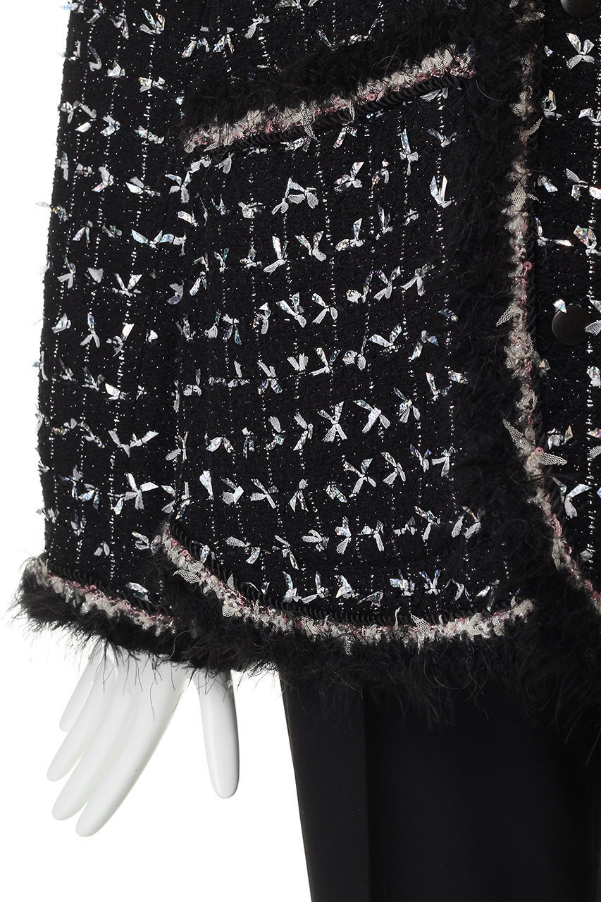 【ルール ロジェット/leur logette】のツイードジャケット 人気、トレンドファッション・服の通販 founy(ファニー) 　ファッション　Fashion　レディースファッション　Fashion for Women　アウター　Coat / Outerwear Collection　レディースジャケット・軽アウター　Jackets　ジャケット　Jacket, Outerwear　ツイード　Twill, Twill Weave　トリミング　Trimming, Decorative Edge　フランス　France, French　ブレード　Braid, Decorative Trim　ポケット　Pocket, Pocket Detail　エレガント 上品　Elegant　定番　Standard, Basic Item　手編み　Hand-Knitted, Handmade Knit　新作・新入荷　New Arrivals / New In　A/W・秋冬　Autumn/Winter　other-6|ID: prp329100004257403 ipo3291000000034254623