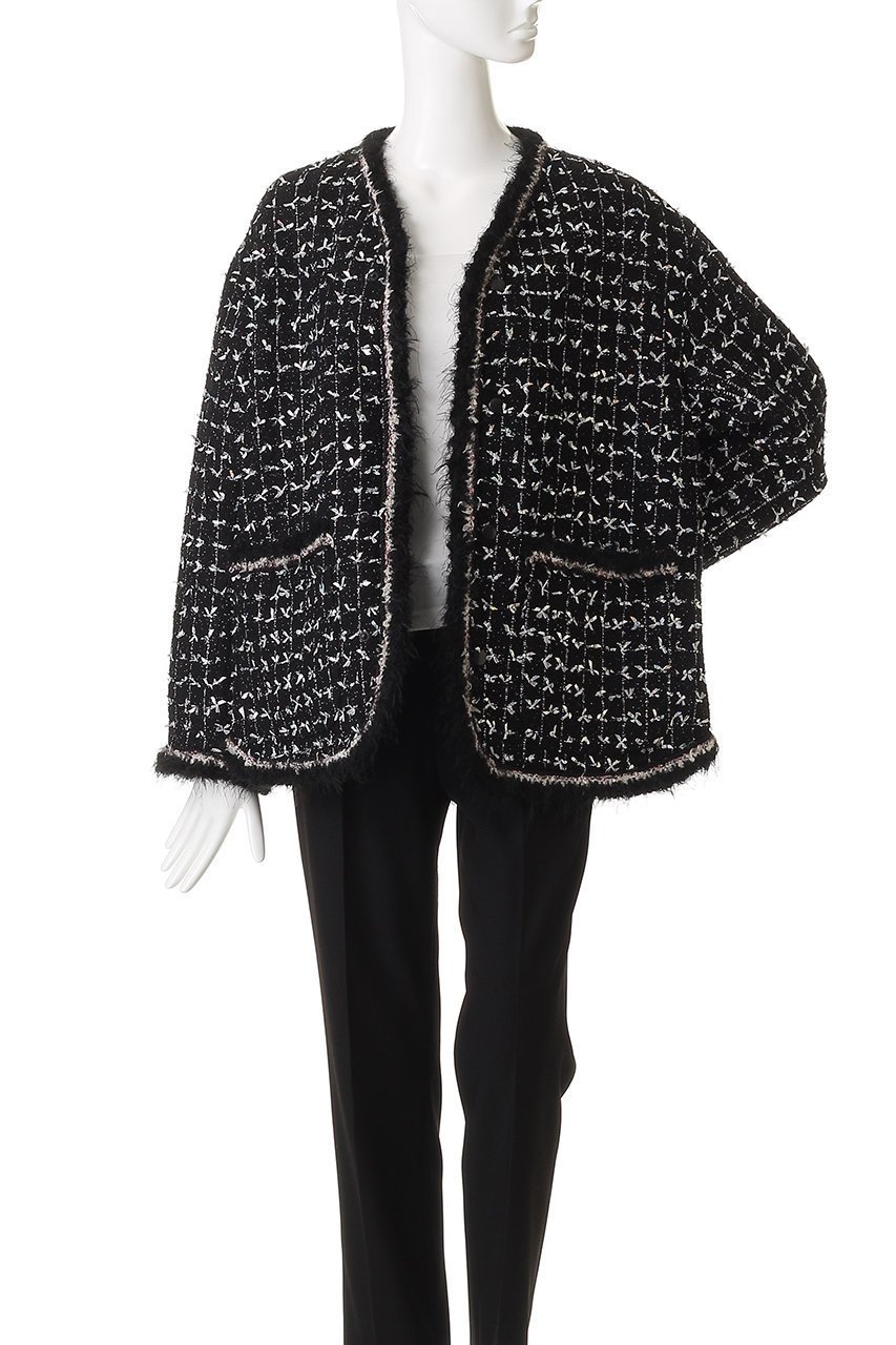 【ルール ロジェット/leur logette】のツイードジャケット 人気、トレンドファッション・服の通販 founy(ファニー) 　ファッション　Fashion　レディースファッション　Fashion for Women　アウター　Coat / Outerwear Collection　レディースジャケット・軽アウター　Jackets　ジャケット　Jacket, Outerwear　ツイード　Twill, Twill Weave　トリミング　Trimming, Decorative Edge　フランス　France, French　ブレード　Braid, Decorative Trim　ポケット　Pocket, Pocket Detail　エレガント 上品　Elegant　定番　Standard, Basic Item　手編み　Hand-Knitted, Handmade Knit　新作・新入荷　New Arrivals / New In　A/W・秋冬　Autumn/Winter　other-8|ID: prp329100004257403 ipo3291000000034254625