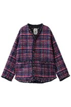 【ルール ロジェット/leur logette】のツイードジャケット 人気、トレンドファッション・服の通販 founy(ファニー) ファッション Fashion レディースファッション Fashion for Women アウター Coat / Outerwear Collection レディースジャケット・軽アウター Jackets ジャケット Jacket, Outerwear ツイード Twill, Twill Weave トリミング Trimming, Decorative Edge フランス France, French ブレード Braid, Decorative Trim ポケット Pocket, Pocket Detail エレガント 上品 Elegant 定番 Standard, Basic Item 手編み Hand-Knitted, Handmade Knit A/W・秋冬 Autumn/Winter thumbnail パープル|ID: prp329100004257403 ipo3291000000034484288