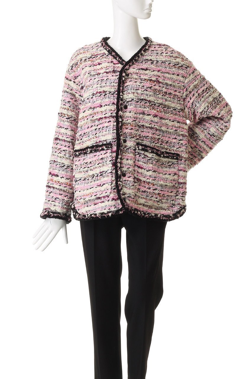 【ルール ロジェット/leur logette】のツイードジャケット 人気、トレンドファッション・服の通販 founy(ファニー) 　ファッション　Fashion　レディースファッション　Fashion for Women　アウター　Coat / Outerwear Collection　レディースジャケット・軽アウター　Jackets　ジャケット　Jacket, Outerwear　ツイード　Twill, Twill Weave　トリミング　Trimming, Decorative Edge　フランス　France, French　ブレード　Braid, Decorative Trim　ポケット　Pocket, Pocket Detail　エレガント 上品　Elegant　定番　Standard, Basic Item　手編み　Hand-Knitted, Handmade Knit　A/W・秋冬　Autumn/Winter　other-2|ID: prp329100004257403 ipo3291000000035174901