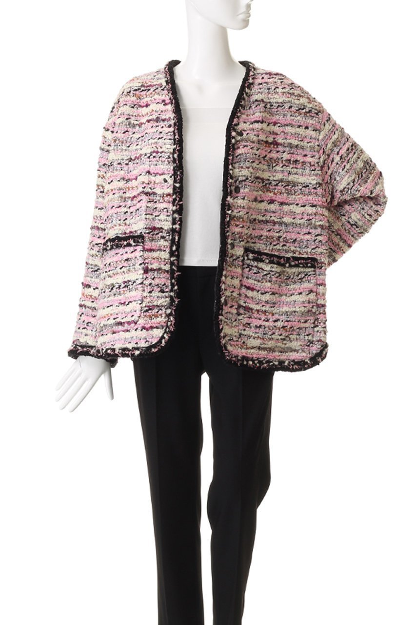 【ルール ロジェット/leur logette】のツイードジャケット 人気、トレンドファッション・服の通販 founy(ファニー) 　ファッション　Fashion　レディースファッション　Fashion for Women　アウター　Coat / Outerwear Collection　レディースジャケット・軽アウター　Jackets　ジャケット　Jacket, Outerwear　ツイード　Twill, Twill Weave　トリミング　Trimming, Decorative Edge　フランス　France, French　ブレード　Braid, Decorative Trim　ポケット　Pocket, Pocket Detail　エレガント 上品　Elegant　定番　Standard, Basic Item　手編み　Hand-Knitted, Handmade Knit　A/W・秋冬　Autumn/Winter　other-8|ID: prp329100004257403 ipo3291000000035174908