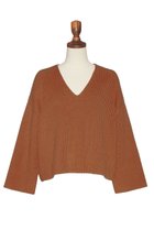 【デイジーリン/DAISY LIN】のAngel Hair Sweater “Lady V” テラコッタ|ID: prp329100004257420 ipo3291000000032964224