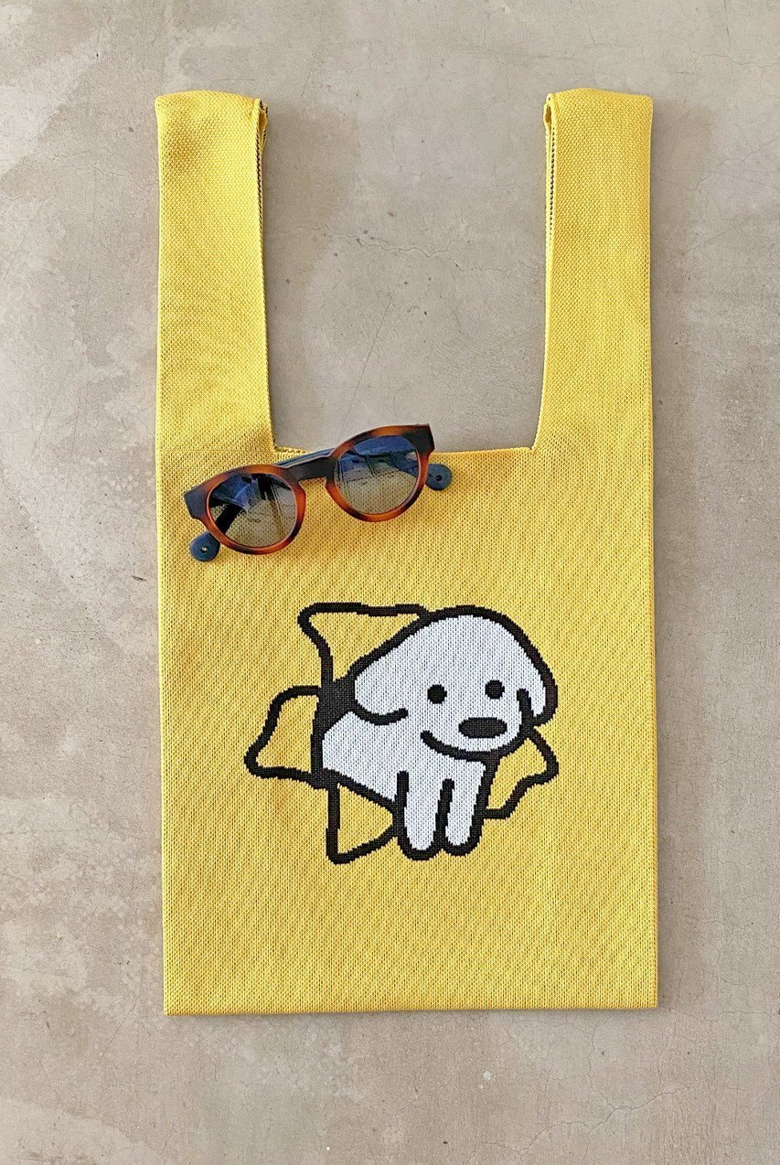 【ビーピービーピー/bpbp】の【UNISEX】【matsui】ニットマルシェバッグ 大人の最旬トレンドファッション＆コーディネート founy(ファウニー) 　ファッション　Fashion　レディースファッション　Fashion for Women　トップス・カットソー　Cut & Sew Tops　ニット　Knit Tops & Sweaters　ユニセックス　Unisex, Genderless　おすすめ　Recommended / Our Picks　イラスト　Illustration　ギフト プレゼント　Gift / Present　シンプル　Simple, Minimal　ダブル　Double, Double-Breasted　フェイス　Face, Facial Design　モチーフ　Motif, Design Theme　other-7|ID: prp329100004257443 ipo3291000000036920990
