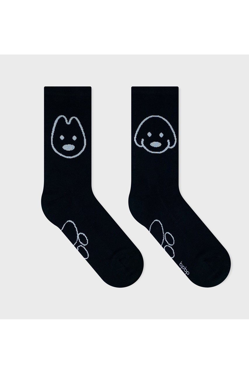 【ビーピービーピー/bpbp】の【UNISEX】【matsui】ソックス インテリア・キッズ・メンズ・レディースファッション・服の通販 founy(ファニー) 　ファッション　Fashion　レディースファッション　Fashion for Women　ソックス&靴下　Socks & Hosiery　レッグウェア・ストッキング　Legwear & Hosiery　イラスト　Illustration　シンプル　Simple, Minimal　セットアップ　Set-Up, Coordinated Outfit　ソックス　Socks, Hosiery　モチーフ　Motif, Design Theme　ユニセックス　Unisex, Genderless　おすすめ　Recommended / Our Picks　犬　Dog　ギフト プレゼント　Gift / Present　ダブルフェイスドッグ ブラック|ID: prp329100004257444 ipo3291000000032817278
