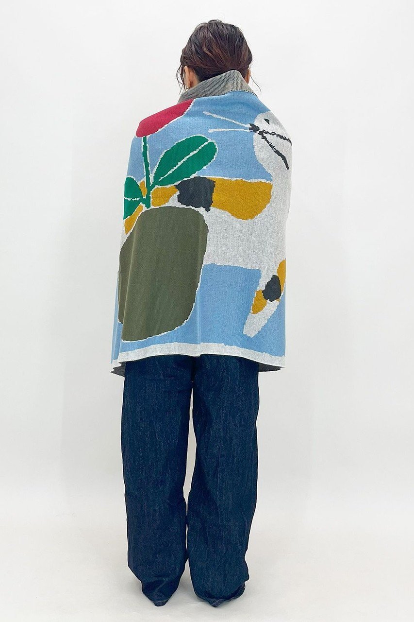 【ビーピービーピー/bpbp】の【UNISEX】【北村人】ニットブランケット 人気、トレンドファッション・服の通販 founy(ファニー) 　ファッション　Fashion　レディースファッション　Fashion for Women　トップス・カットソー　Cut & Sew Tops　ニット　Knit Tops & Sweaters　イラスト　Illustration　サマー　Summer, Summer Style　手描き　Hand-Drawn, Illustrated　ブランケット　Blanket, Throw Blanket　ユニセックス　Unisex, Genderless　ギフト プレゼント　Gift / Present　other-7|ID: prp329100004257445 ipo3291000000035495094