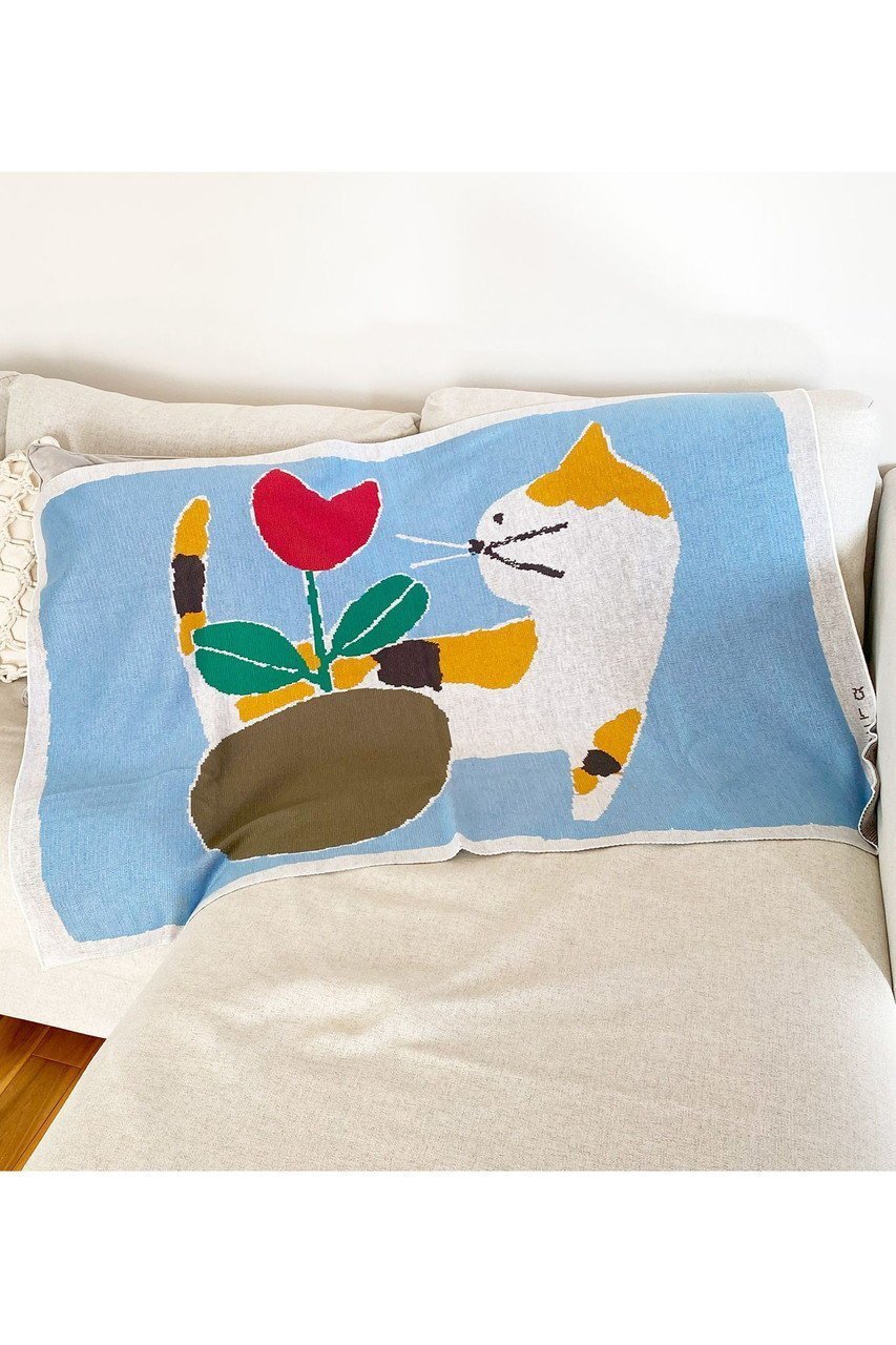 【ビーピービーピー/bpbp】の【UNISEX】【北村人】ニットブランケット 人気、トレンドファッション・服の通販 founy(ファニー) 　ファッション　Fashion　レディースファッション　Fashion for Women　トップス・カットソー　Cut & Sew Tops　ニット　Knit Tops & Sweaters　イラスト　Illustration　サマー　Summer, Summer Style　手描き　Hand-Drawn, Illustrated　ブランケット　Blanket, Throw Blanket　ユニセックス　Unisex, Genderless　ギフト プレゼント　Gift / Present　other-8|ID: prp329100004257445 ipo3291000000035495095