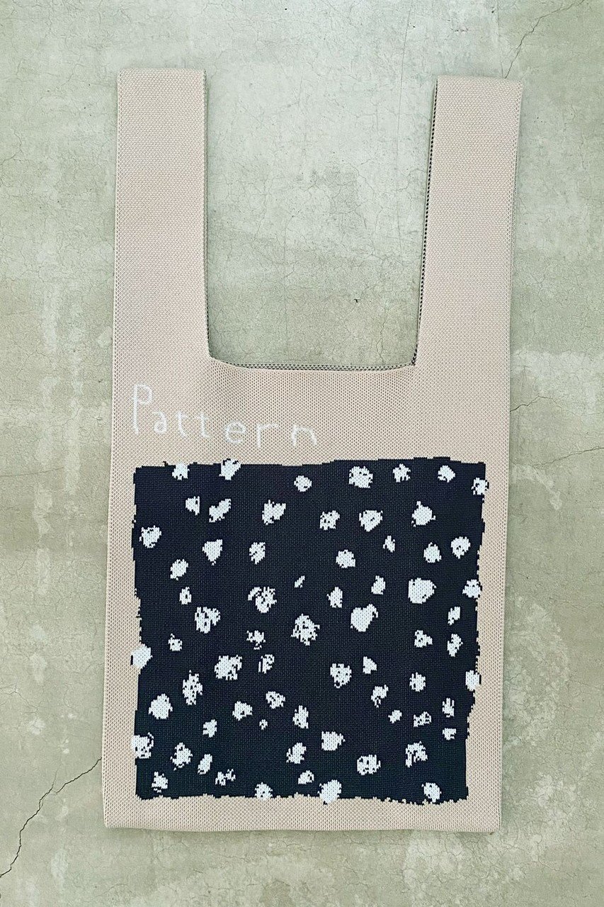 【ビーピービーピー/bpbp】の【UNISEX】【北村人】ニットマルシェバッグ 人気、トレンドファッション・服の通販 founy(ファニー) 　ファッション　Fashion　レディースファッション　Fashion for Women　トップス・カットソー　Cut & Sew Tops　ニット　Knit Tops & Sweaters　ユニセックス　Unisex, Genderless　イラスト　Illustration　ギフト プレゼント　Gift / Present　ダブル　Double, Double-Breasted　フェイス　Face, Facial Design　ランダム　Random, Irregular　other-4|ID: prp329100004257446 ipo3291000000032798435