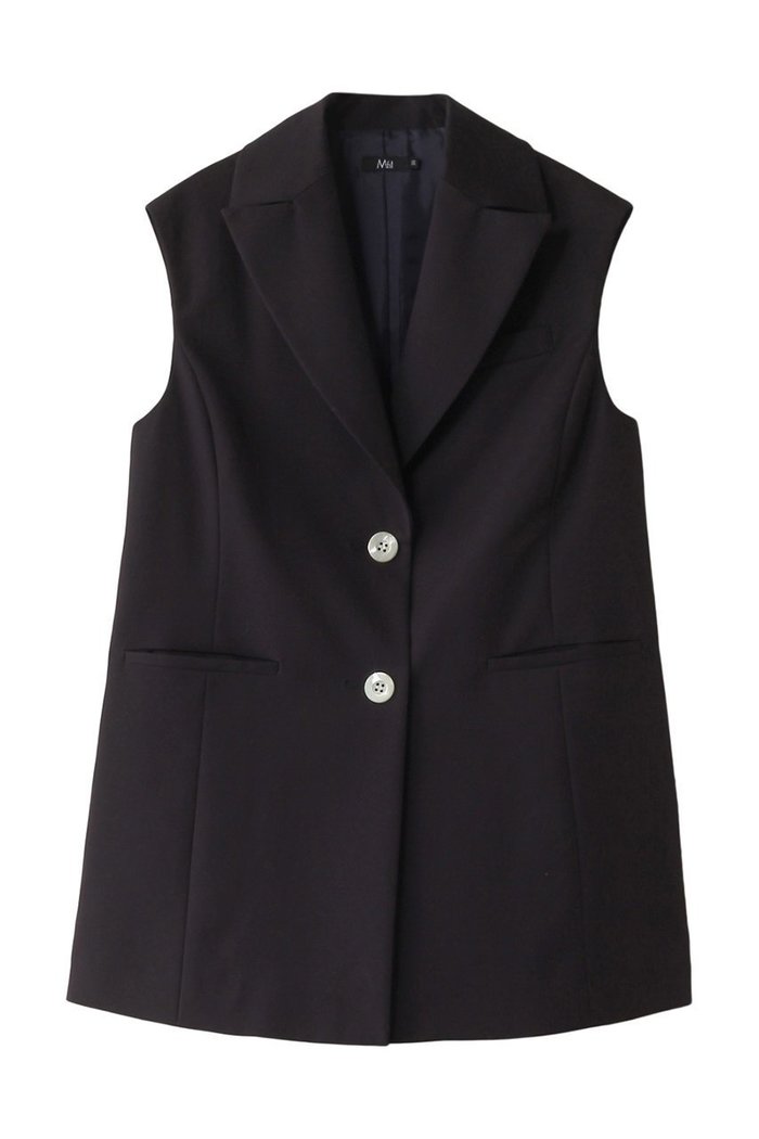 【エムフィル/M Fil】のダブルクロス ストレッチ スリーブレス ジャケット インテリア・キッズ・メンズ・レディースファッション・服の通販 founy(ファニー) https://founy.com/ ファッション Fashion レディースファッション Fashion for Women アウター Coat / Outerwear Collection レディースジャケット・軽アウター Jackets おすすめ Recommended / Our Picks シンプル Simple, Minimal ジャケット Jacket, Outerwear ストレッチ Stretch, Stretchy Fabric スリーブ Sleeve, Long Sleeve / Short Sleeve セットアップ Set-Up, Coordinated Outfit ダブル Double, Double-Breasted ベスト Vest, Waistcoat |ID: prp329100004257452 ipo3291000000032938655