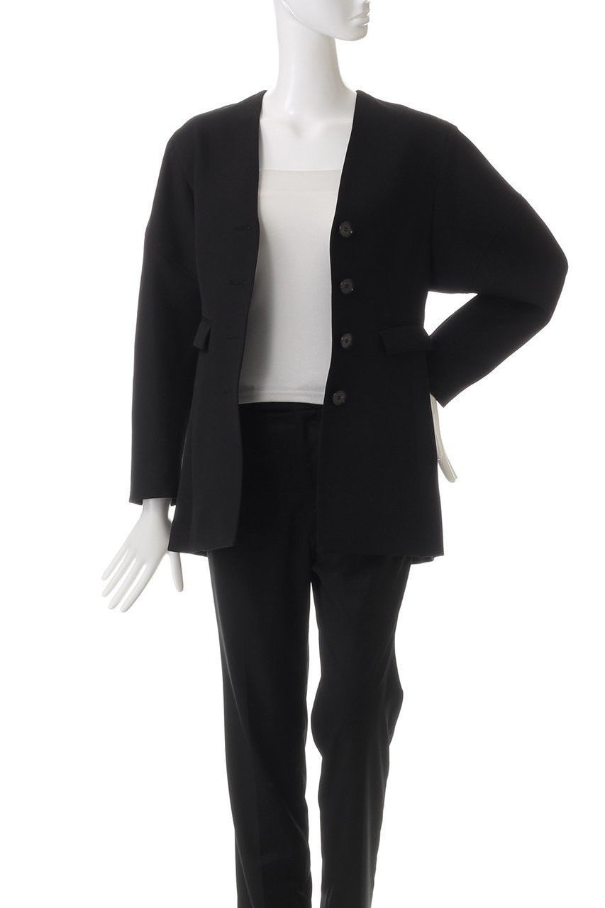 【アキラナカ/AKIRANAKA】のHelene ノーカラージャケット 人気、トレンドファッション・服の通販 founy(ファニー) 　ファッション　Fashion　レディースファッション　Fashion for Women　アウター　Coat / Outerwear Collection　レディースジャケット・軽アウター　Jackets　ノーカラージャケット / シンプル上品コーデ　Collarless Jackets　ショルダー　Shoulder, Shoulder Strap　シンプル　Simple, Minimal　ジャケット　Jacket, Outerwear　ドロップ　Drop Shoulder, Dropped Style　モダン　Modern, Contemporary　other-7|ID: prp329100004257462 ipo3291000000032938782