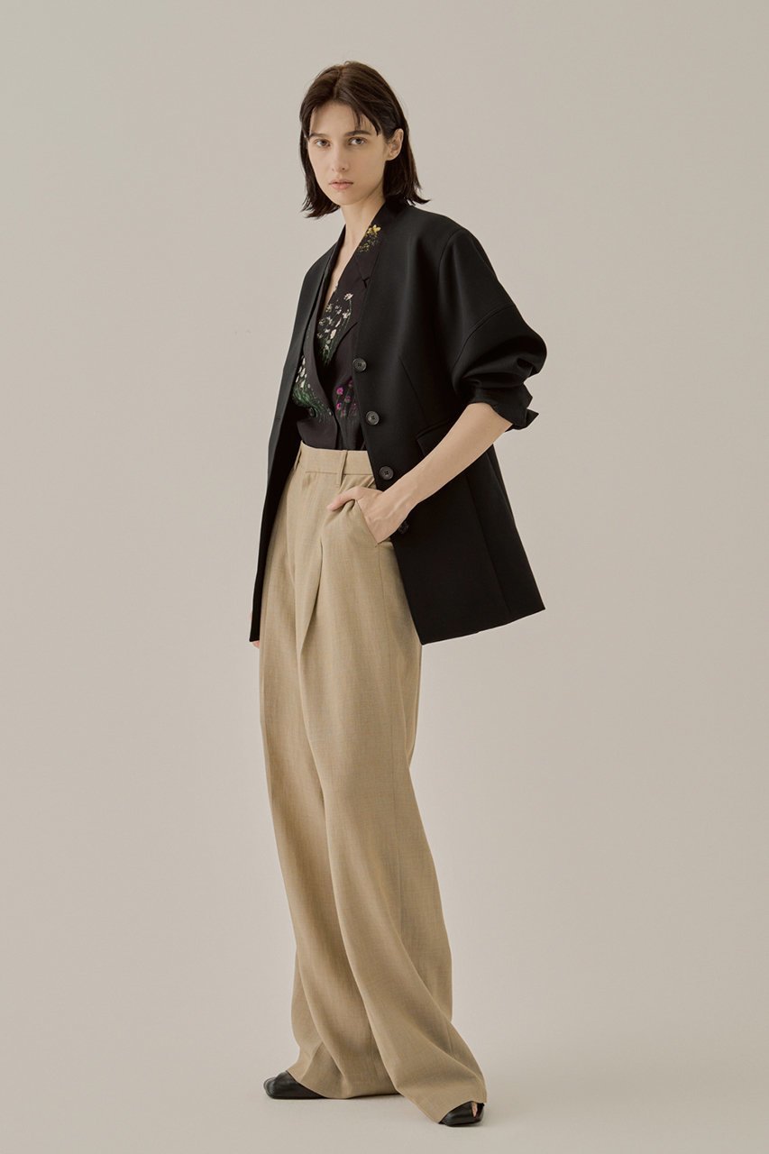 【アキラナカ/AKIRANAKA】のHelene ノーカラージャケット 人気、トレンドファッション・服の通販 founy(ファニー) 　ファッション　Fashion　レディースファッション　Fashion for Women　アウター　Coat / Outerwear Collection　レディースジャケット・軽アウター　Jackets　ノーカラージャケット / シンプル上品コーデ　Collarless Jackets　ショルダー　Shoulder, Shoulder Strap　シンプル　Simple, Minimal　ジャケット　Jacket, Outerwear　ドロップ　Drop Shoulder, Dropped Style　モダン　Modern, Contemporary　other-8|ID: prp329100004257462 ipo3291000000032938788