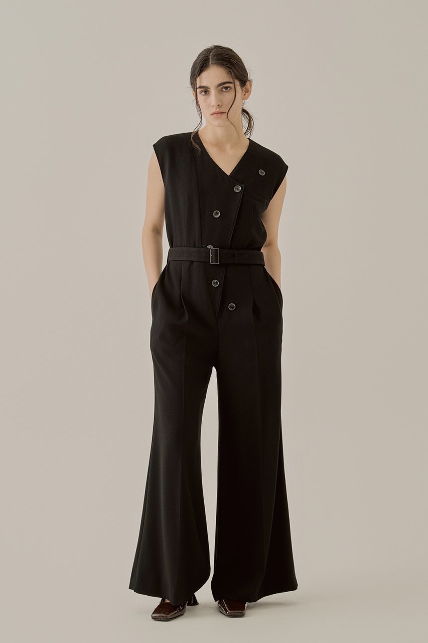 【アキラナカ/AKIRANAKA】のVirva コンビネゾン 人気、トレンドファッション・服の通販 founy(ファニー) 　ファッション　Fashion　レディースファッション　Fashion for Women　パンツ　Pants & Trousers　アシンメトリー　Asymmetrical Style　コンビネゾン　Jumpsuit, All-in-One　フレア　Flare, Flared　other-6|ID: prp329100004257463 ipo3291000000032925883