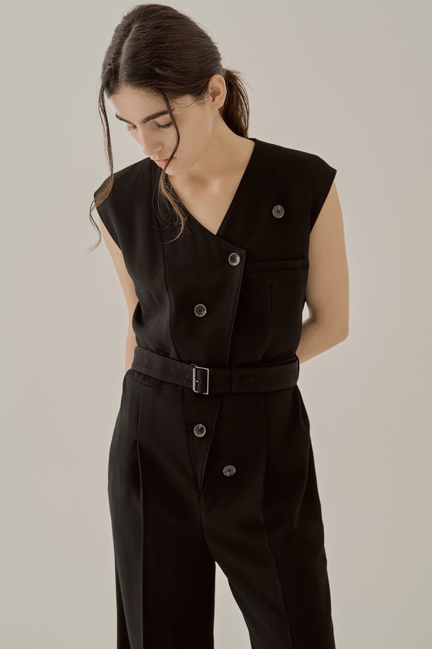 【アキラナカ/AKIRANAKA】のVirva コンビネゾン 人気、トレンドファッション・服の通販 founy(ファニー) 　ファッション　Fashion　レディースファッション　Fashion for Women　パンツ　Pants & Trousers　アシンメトリー　Asymmetrical Style　コンビネゾン　Jumpsuit, All-in-One　フレア　Flare, Flared　other-8|ID: prp329100004257463 ipo3291000000032925899