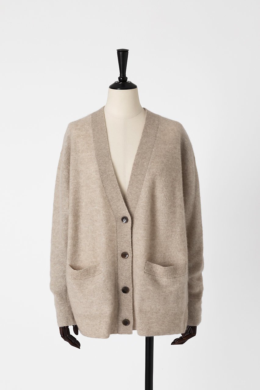 【オーヴィル/EAUVIRE】のカシミヤシルクVネックカーディガン インテリア・キッズ・メンズ・レディースファッション・服の通販 founy(ファニー) 　ファッション　Fashion　レディースファッション　Fashion for Women　トップス・カットソー　Cut & Sew Tops　ニット　Knit Tops & Sweaters　カーディガン・羽織り　Layered Style Cardigans　Vネックトップス　V-Neck Tops / V-Cut Neckline Shirts　イタリア　Italy　カーディガン　Cardigan, Knitwear　シルク　Silk, 100% Silk　再入荷　Restock / Back in Stock　ベージュ|ID: prp329100004257476 ipo3291000000034989571