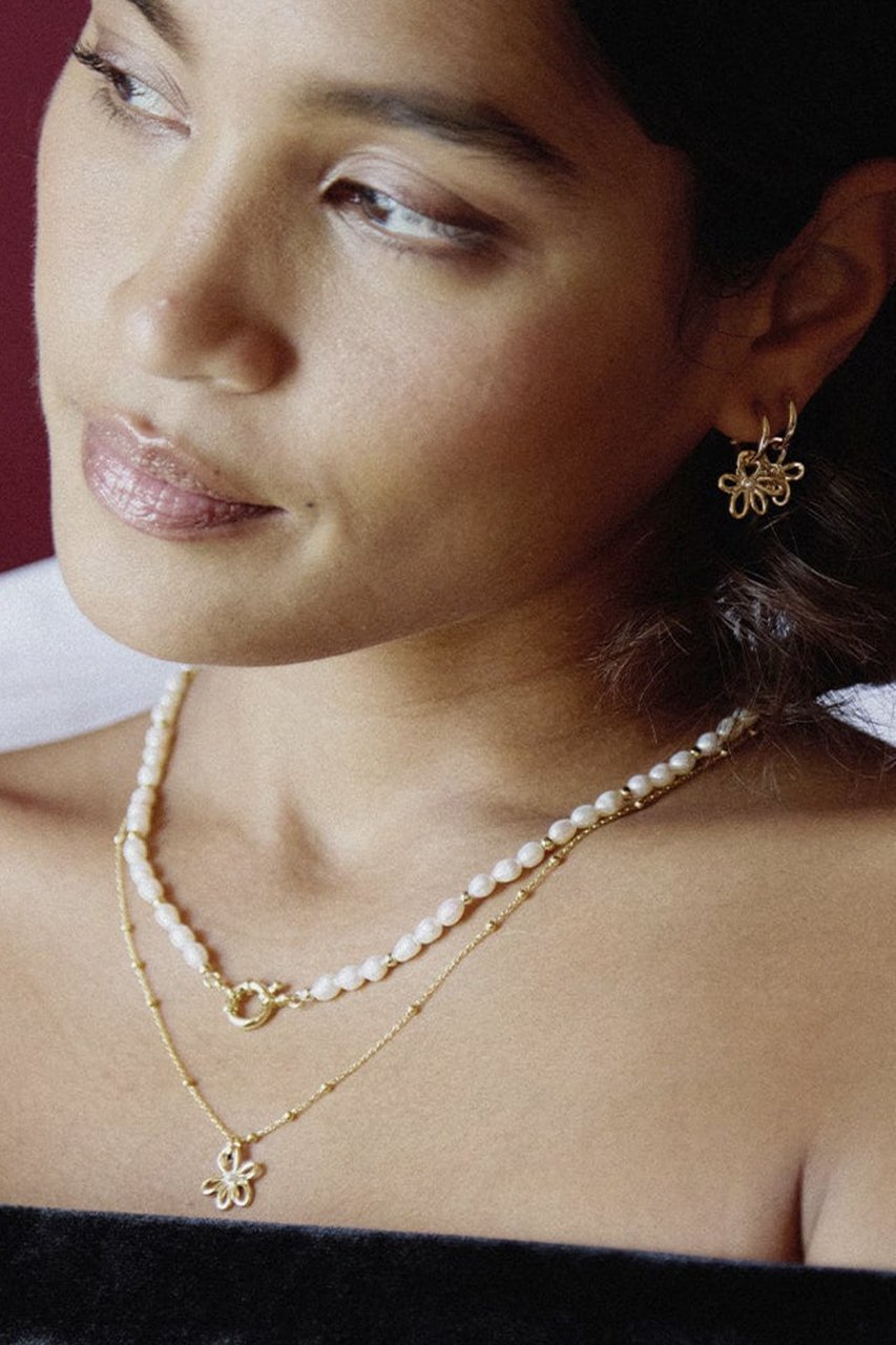 【デイジー ロンドン/DAISY LONDON】のPearl Beaded ネックレス 人気、トレンドファッション・服の通販 founy(ファニー) 　ファッション　Fashion　レディースファッション　Fashion for Women　ジュエリー　Jewelry　ネックレス　Necklaces & Pendants　おすすめ　Recommended / Our Picks　ギフト プレゼント　Gift / Present　ショート　Short, Short Length　ジュエリー　Jewelry, Accessories　ネックレス　Necklace, Pendant Necklace　パール　Pearl, Pearl Accent　ボックス　Boxy, Box Shape　other-7|ID: prp329100004257484 ipo3291000000035337737