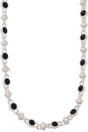 【デイジー ロンドン/DAISY LONDON】 【Polly Sayer】Black Onyx Chain ネックレス シルバー人気、トレンドファッション・服の通販 founy(ファニー) ファッション Fashion レディースファッション Fashion for Women ジュエリー Jewelry ネックレス Necklaces & Pendants クール Cool, Chic ショート Short, Short Length シルバー Silver, Metallic Silver スタイリッシュ Stylish, Fashionable ネックレス Necklace, Pendant Necklace |ID:prp329100004257485