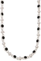 【デイジー ロンドン/DAISY LONDON】の【Polly Sayer】Black Onyx Chain ネックレス シルバー シルバー|ID: prp329100004257485 ipo3291000000036198704