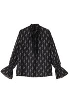 【アルアバイル/allureville】のプチフルールPT ブラウス 人気、トレンドファッション・服の通販 founy(ファニー) ファッション Fashion レディースファッション Fashion for Women トップス・カットソー Cut & Sew Tops シャツ・ブラウス・オフィスカジュアル Elegant Blouses & Button-Ups ギャザー Gathered, Ruffled スリーブ Sleeve, Long Sleeve / Short Sleeve フェミニン Feminine, Girly リボン Ribbon, Bow ロング Long, Long-Length A/W・秋冬 Autumn/Winter thumbnail ブラック|ID: prp329100004257488 ipo3291000000032872579