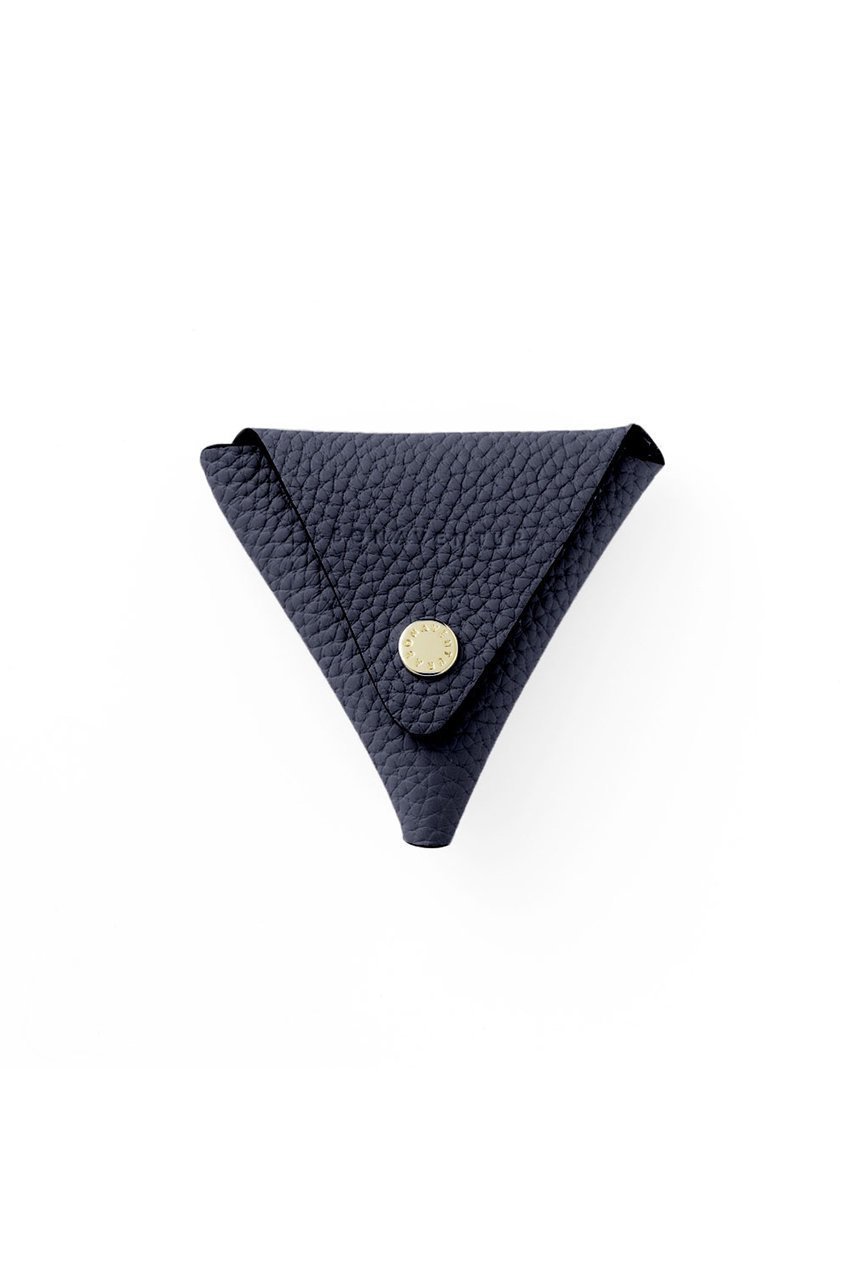 【ボナベンチュラ/BONAVENTURA】の【UNISEX】トライアングル コインケース シュリンクレザー インテリア・キッズ・メンズ・レディースファッション・服の通販 founy(ファニー) 　ファッション　Fashion　レディースファッション　Fashion for Women　ミニ財布・二つ折り財布　Wallets & Card Cases　アクセサリー　Fashion Accessories　コーティング　Coating, Coated Finish　財布　Wallet, Purse　トライアングル　Triangle, Triangular Shape　フォルム　Silhouette, Form　ポーチ　Pouch, Small Case　ユニセックス　Unisex, Genderless　エレガント 上品　Elegant　ネイビー|ID: prp329100004257491 ipo3291000000032787056