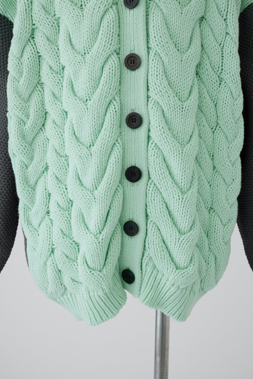 【リムアーク/RIM.ARK】のPattern combination knit CD/ニットカーディガン 人気、トレンドファッション・服の通販 founy(ファニー) 　ファッション　Fashion　レディースファッション　Fashion for Women　トップス・カットソー　Cut & Sew Tops　ニット　Knit Tops & Sweaters　カーディガン・羽織り　Layered Style Cardigans　カーディガン　Cardigan, Knitwear　冬　Winter / This Winter　春　Spring　other-8|ID: prp329100004259070 ipo3291000000034970146