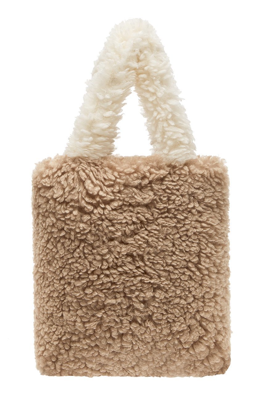 【レモンプレット/Lemonplet】のFAUX FUR MORIE ECO BAG インテリア・キッズ・メンズ・レディースファッション・服の通販 founy(ファニー) 　ファッション　Fashion　レディースファッション　WOMEN　バッグ　Bag　ベーシック　Basic　ポケット　Pocket　ミックス　Mix　NEW・新作・新着・新入荷　New Arrivals　軽量　Lightweight　BEIGE&CREAM|ID: prp329100004259072 ipo3291000000029579102