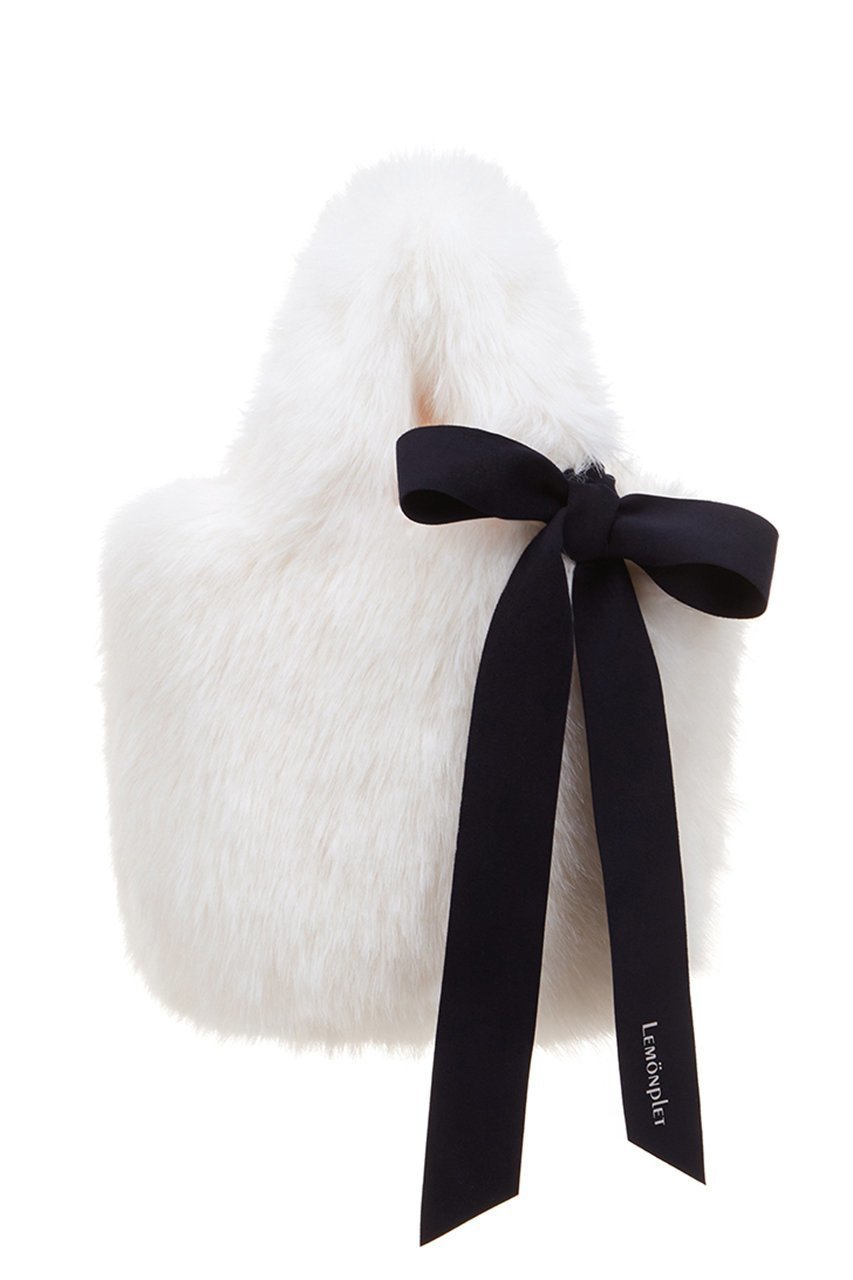 【レモンプレット/Lemonplet】のFAUX FUR CHUPETTE BAG 人気、トレンドファッション・服の通販 founy(ファニー) 　ファッション　Fashion　レディースファッション　WOMEN　バッグ　Bag　A/W・秋冬　Aw・Autumn/Winter・Fw・Fall-Winter　フェイクファー　Faux Fur　ポケット　Pocket　リボン　Ribbon　NEW・新作・新着・新入荷　New Arrivals　 other-1|ID: prp329100004259075 ipo3291000000029579108