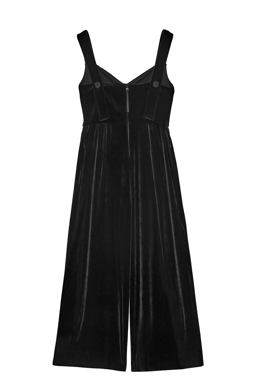 【デイジーリン/DAISY LIN】のDaisy Velour Coco Jump Suit 人気、トレンドファッション・服の通販 founy(ファニー) 　ファッション　Fashion　レディースファッション　WOMEN　パンツ　Pants　エレガント 上品　Elegant　洗える　Washable　カーディガン　Cardigan　ジャケット　Jacket　ストレッチ　Stretch　ベスト　Vest　ベロア　Velor　ポケット　Pocket　リラックス　Relax　おすすめ　Recommend　旅行　Travel　other-2|ID: prp329100004259084 ipo3291000000031374635