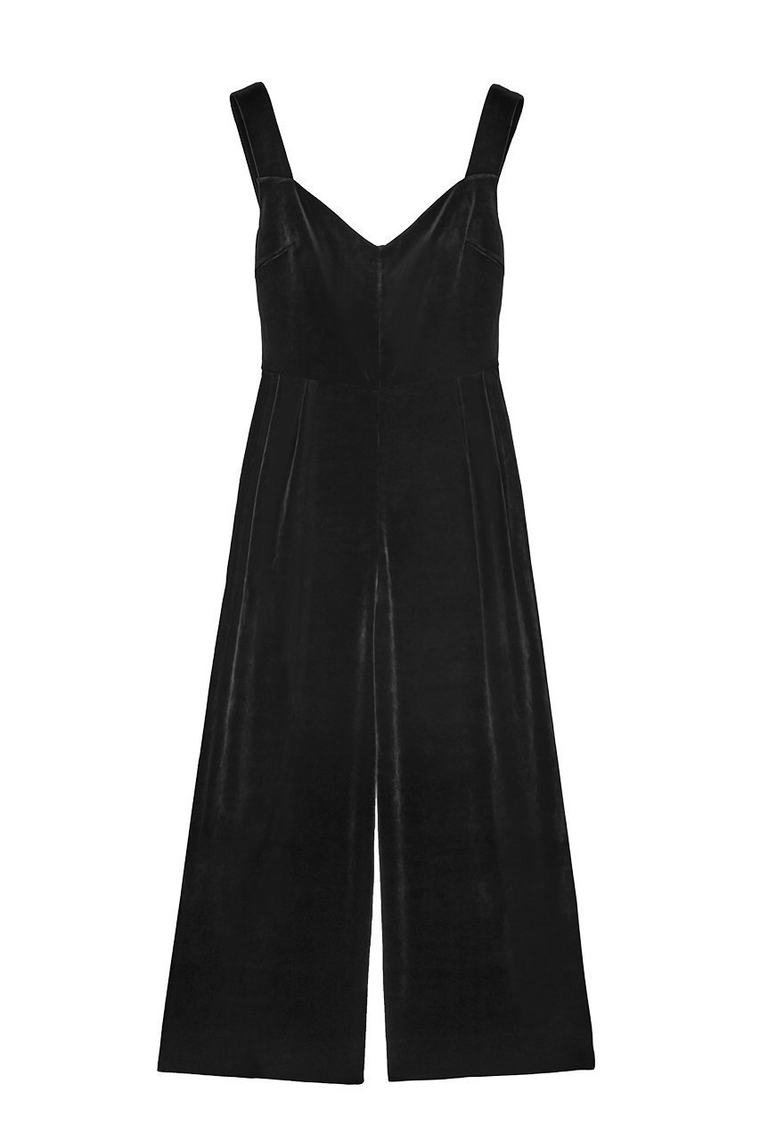 【デイジーリン/DAISY LIN】のDaisy Velour Coco Jump Suit 大人の最旬トレンドファッション＆コーディネート founy(ファウニー) 　ファッション　Fashion　レディースファッション　Fashion for Women　パンツ　Pants & Trousers　エレガント 上品　Elegant　洗える　Machine Washable　カーディガン　Cardigan, Knitwear　ジャケット　Jacket, Outerwear　ストレッチ　Stretch, Stretchy Fabric　ベスト　Vest, Waistcoat　ベロア　Velour, Soft Velvet　ポケット　Pocket, Pocket Detail　リラックス　Relax, Relaxed Fit　再入荷　Restock / Back in Stock　おすすめ　Recommended / Our Picks　旅行　Travel　 other-1|ID: prp329100004259084 ipo3291000000036762380