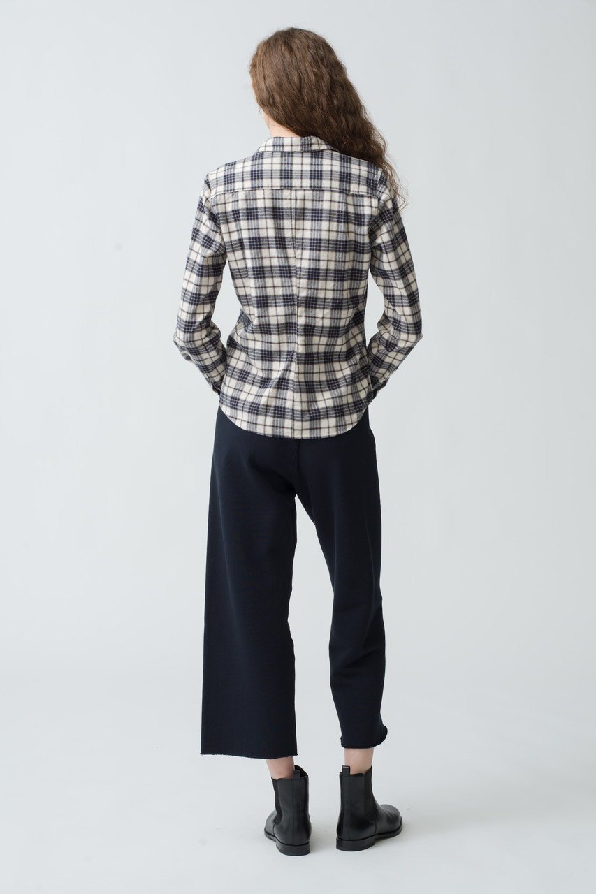【フランク&アイリーン/Frank&Eileen】のBARRY イタリアンコットン チェックシャツ 人気、トレンドファッション・服の通販 founy(ファニー) 　ファッション　Fashion　レディースファッション　WOMEN　トップス・カットソー　Tops/Tshirt　シャツ/ブラウス　Shirts/Blouses　スリーブ　Sleeve　チェック　Check　バランス　Balance　フォルム　Form　ボトム　Bottom　ロング　Long　定番　Standard　other-8|ID: prp329100004259090 ipo3291000000031374680