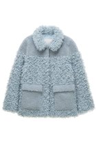 【レモンプレット/Lemonplet】のFAUX FUR BONNE JACKET BLUE|ID: prp329100004259098 ipo3291000000035720614