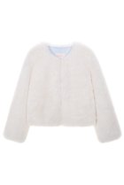 【レモンプレット/Lemonplet】のFAUX FUR HORA SHORT JACKET IVORY|ID: prp329100004259101 ipo3291000000032916803