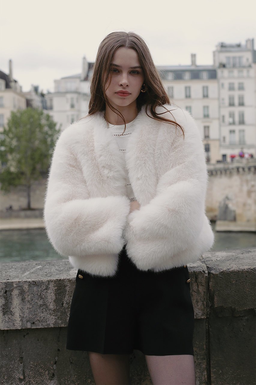 【レモンプレット/Lemonplet】のFAUX FUR HORA SHORT JACKET 人気、トレンドファッション・服の通販 founy(ファニー) 　ファッション　Fashion　レディースファッション　Fashion for Women　アウター　Coat / Outerwear Collection　レディースジャケット・軽アウター　Jackets　ジャケット　Jacket, Outerwear　フォーマル　Formal, Dressy　ポケット　Pocket, Pocket Detail　再入荷　Restock / Back in Stock　冬　Winter / This Winter　other-8|ID: prp329100004259101 ipo3291000000032916877