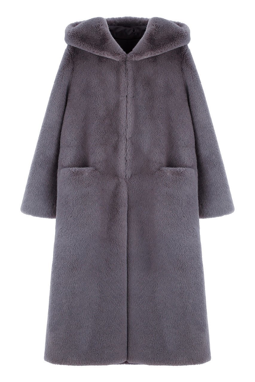 【その他のブランド/Other】のFAUX FUR LAON HOODED MAXI COAT インテリア・キッズ・メンズ・レディースファッション・服の通販 founy(ファニー) 　ファッション　Fashion　レディースファッション　WOMEN　アウター　Coat Outerwear　コート　Coats　ロング　Long　SHADOW|ID: prp329100004259108 ipo3291000000029579203