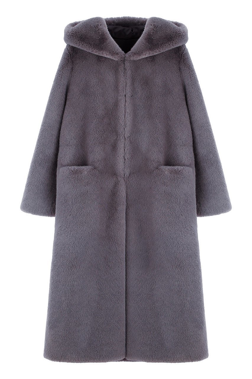 【レモンプレット/Lemonplet】のFAUX FUR LAON HOODED MAXI COAT インテリア・キッズ・メンズ・レディースファッション・服の通販 founy(ファニー) 　ファッション　Fashion　レディースファッション　Fashion for Women　アウター　Coat / Outerwear Collection　コート・ロングコート・ピーコート　Long Coats, Peacoats & More　ドローストリング　Drawstring, Pull Cord　ポケット　Pocket, Pocket Detail　マキシ　Maxi, Full Length　ロング　Long, Long-Length　定番　Standard, Basic Item　SHADOW|ID: prp329100004259108 ipo3291000000034220416