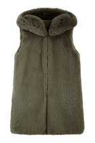 【その他のブランド/Other】のFAUX FUR CUPID HOODED VEST KHAKI|ID: prp329100004259114 ipo3291000000029579228