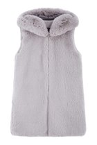 【その他のブランド/Other】のFAUX FUR CUPID HOODED VEST WARM GREY|ID: prp329100004259114 ipo3291000000029579229