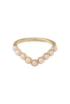 【デイジー ロンドン/DAISY LONDON】のPearl Wave Band リング ゴールド 人気、トレンドファッション・服の通販 founy(ファニー) ファッション Fashion レディースファッション Fashion for Women ジュエリー Jewelry ギフト プレゼント Gift / Present シンプル Simple, Minimal パール Pearl, Pearl Accent フォルム Silhouette, Form エレガント 上品 Elegant thumbnail ゴールド|ID: prp329100004259122 ipo3291000000036177587