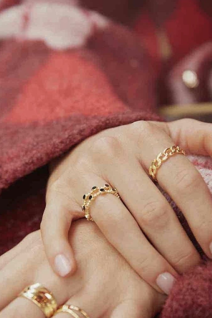 【デイジー ロンドン/DAISY LONDON】の【Polly Sayer】Black Onyx Bobble リング ゴールド 人気、トレンドファッション・服の通販 founy(ファニー) ファッション Fashion レディースファッション Fashion for Women ジュエリー Jewelry おすすめ Recommended / Our Picks ジュエリー Jewelry, Accessories ストーン Stone, Gem-Like ネックレス Necklace, Pendant Necklace フォルム Silhouette, Form 定番 Standard, Basic Item other-2|ID: prp329100004259126 ipo3291000000036096348