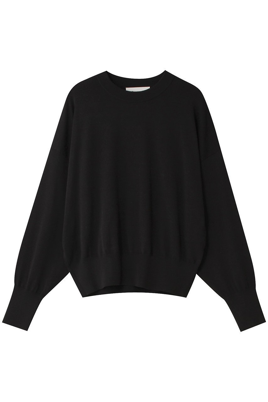 【デパリエ/DEPAREILLE】のCO/SI ドルマンスリーブプルオーバー インテリア・キッズ・メンズ・レディースファッション・服の通販 founy(ファニー) 　ファッション　Fashion　レディースファッション　Fashion for Women　トップス・カットソー　Cut & Sew Tops　ニット　Knit Tops & Sweaters　カジュアルプルオーバー・ニットトップス　Pullovers & Knit Tops / Casual Pullovers　シルク　Silk, 100% Silk　シンプル　Simple, Minimal　再入荷　Restock / Back in Stock　長袖　Long Sleeve, Full Sleeve　ブラック|ID: prp329100004259130 ipo3291000000032964158