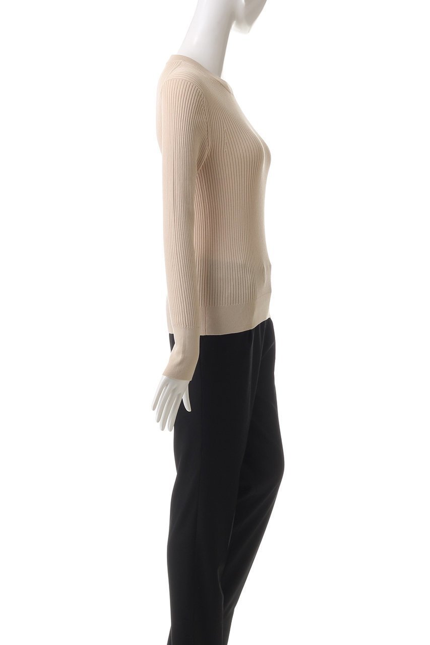 【デパリエ/DEPAREILLE】のCO/SI リブクルーネックプルオーバー 人気、トレンドファッション・服の通販 founy(ファニー) 　ファッション　Fashion　レディースファッション　WOMEN　トップス・カットソー　Tops/Tshirt　ニット　Knit Tops　プルオーバー　Pullover　インナー　Inner　シルク　Silk　シンプル　Simple　長袖　Long Sleeve　other-3|ID: prp329100004259131 ipo3291000000031375006