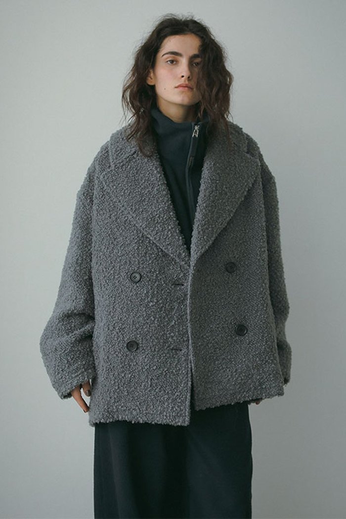 【エトレトウキョウ/ETRE TOKYO】のビックカラーブークレPコート インテリア・キッズ・メンズ・レディースファッション・服の通販 founy(ファニー) https://founy.com/ ファッション Fashion レディースファッション Fashion for Women アウター Coat / Outerwear Collection コート・ロングコート・ピーコート Long Coats, Peacoats & More Pコート Pea Coats おすすめ Recommended / Our Picks ウォーム Warm Fabric ショート Short, Short Length スラックス Slacks, Dress Pants バランス Balance, Style Balance ビッグ Big, Oversized ループ Loop, Loop Knit |ID: prp329100004260075 ipo3291000000032935462