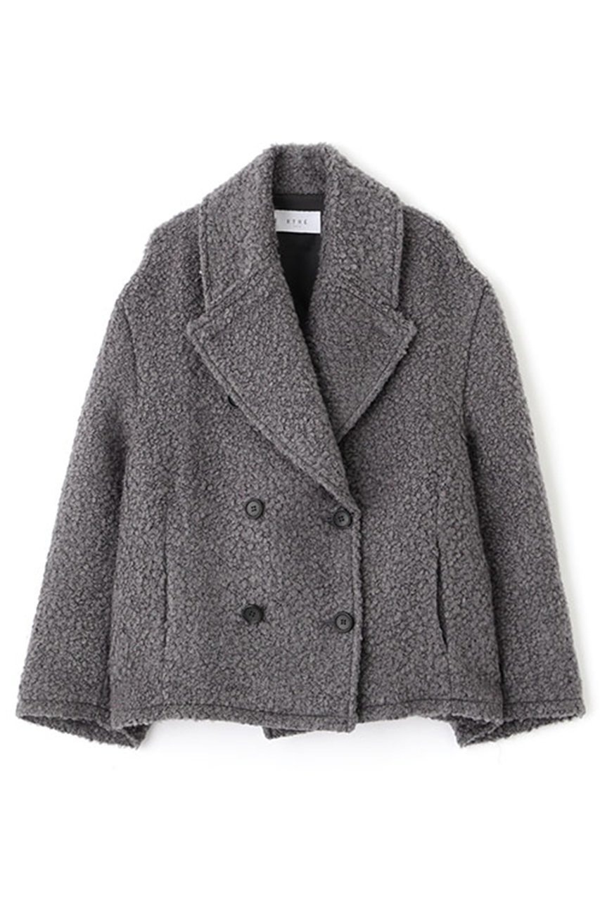 【エトレトウキョウ/ETRE TOKYO】のビックカラーブークレPコート 人気、トレンドファッション・服の通販 founy(ファニー) 　ファッション　Fashion　レディースファッション　Fashion for Women　アウター　Coat / Outerwear Collection　コート・ロングコート・ピーコート　Long Coats, Peacoats & More　Pコート　Pea Coats　おすすめ　Recommended / Our Picks　ウォーム　Warm Fabric　ショート　Short, Short Length　スラックス　Slacks, Dress Pants　バランス　Balance, Style Balance　ビッグ　Big, Oversized　ループ　Loop, Loop Knit　other-8|ID: prp329100004260075 ipo3291000000032935521