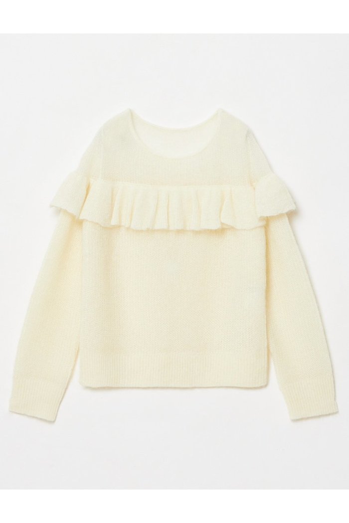 【アルアバイル/allureville】の【LOULOU WILLOUGHBY】モヘヤラッフルプルオーバー インテリア・キッズ・メンズ・レディースファッション・服の通販 founy(ファニー) https://founy.com/ ファッション Fashion レディースファッション Fashion for Women トップス・カットソー Cut & Sew Tops ニット Knit Tops & Sweaters カジュアルプルオーバー・ニットトップス Pullovers & Knit Tops / Casual Pullovers パープル Purple, Violet ラッフル Ruffle, Frill |ID: prp329100004260077 ipo3291000000035052040