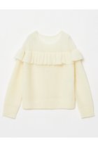 【アルアバイル/allureville】の【LOULOU WILLOUGHBY】モヘヤラッフルプルオーバー オフホワイト|ID: prp329100004260077 ipo3291000000035052041