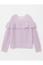 【アルアバイル/allureville】の【LOULOU WILLOUGHBY】モヘヤラッフルプルオーバー パープル|ID: prp329100004260077 ipo3291000000035052043