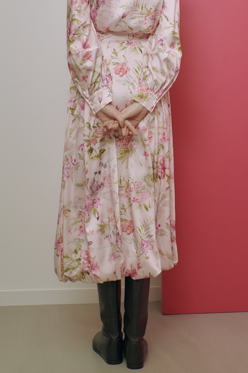 【アルアバイル/allureville】の【LOULOU WILLOUGHBY】RATTIソフトフラワープリントバルーンスカート 人気、トレンドファッション・服の通販 founy(ファニー) 　ファッション　Fashion　レディースファッション　Fashion for Women　スカート　Skirts　ロングスカート　Long Skirts / Maxi & Midi Skirts　おすすめ　Recommended / Our Picks　イタリア　Italy　セットアップ　Set-Up, Coordinated Outfit　バランス　Balance, Style Balance　バルーン　Balloon, Balloon Silhouette　プリント　Print, Printed Pattern　ロング　Long, Long-Length　冬　Winter / This Winter　other-8|ID: prp329100004260083 ipo3291000000032823156